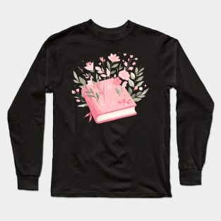 Floral Book Long Sleeve T-Shirt